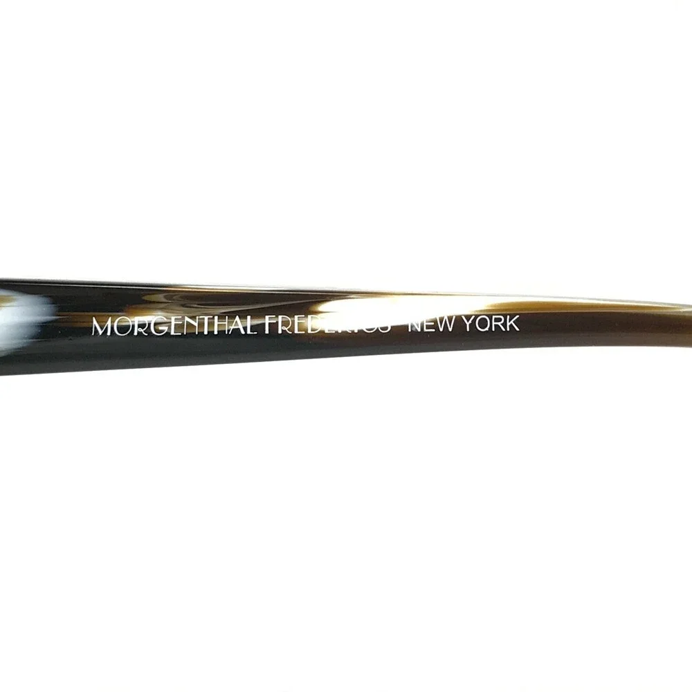 Morgenthal Frederics Eyeglasses Frames 386 PINE Black Brown White 51-18-135